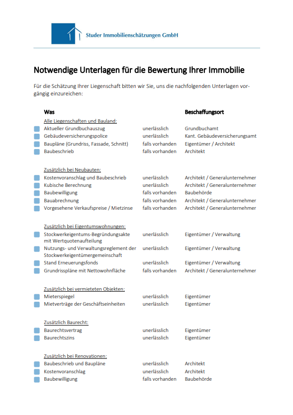 Bild des Checkliste PDF